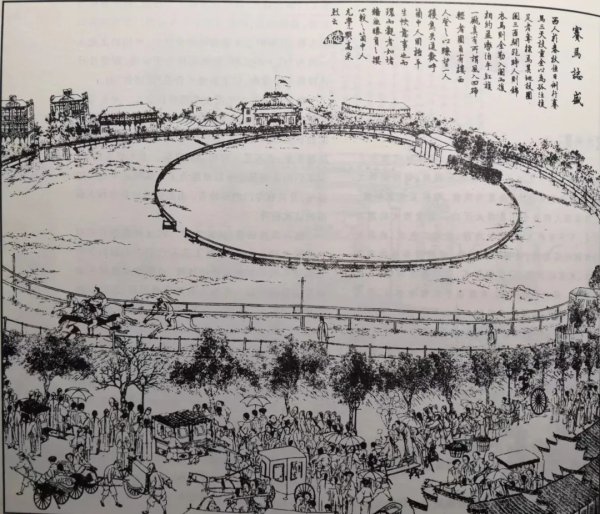 铁牛配资 上海闲话聊体育｜马蹄“嘚嗒”，闹市赛马留痕